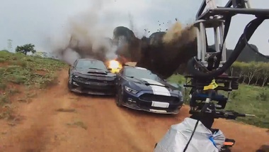 Así destrozan coches durante el rodaje de 'Fast & Furious 9