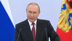 Putin, sobre el referendo en Donetsk, Lugansk, Jersón y Zaporiyia: "Fue una elección inequívoca"