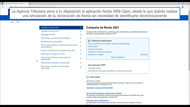 Renta 2021: ¿Cómo funciona el simulador de la Renta Web Open? - EXPANSIONTV