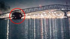 Se derrumba el puente ms largo de Baltimore tras el choque de un buque