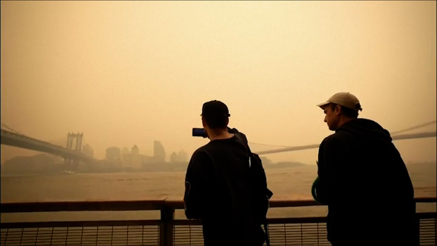 La zona de Nueva York se ve irrespirable por los incendios en Canadá
