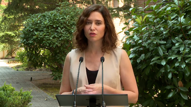 Ayuso espera que las cosas «cambien en España»
