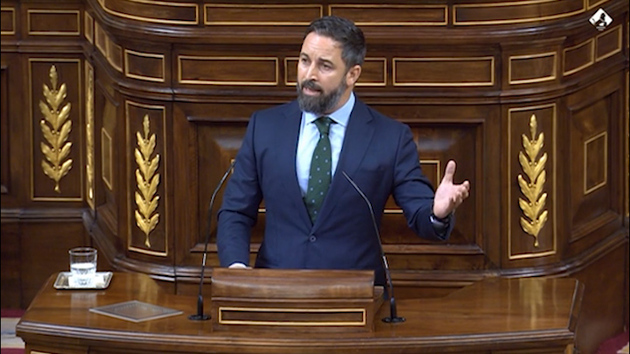 Abascal anuncia que Vox presentará una moción de censura contra Sánchez ...