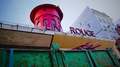 El emblemtico Moulin Rouge pierde sus aspas