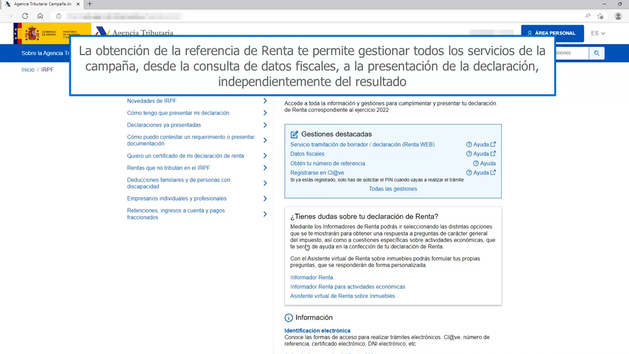 Renta 2022: ¿Cómo obtener la referencia para hacer la declaración de la ...