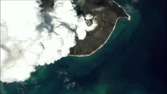 Las imágenes desde el espacio confirman el desastre causado por el volcán Hunga de la isla de Tonga