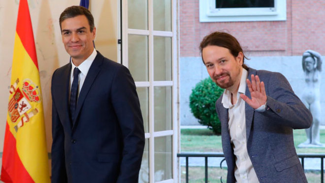 El insólito membrete del pacto Sánchez - Iglesias para los Presupuestos El insólito membrete del pacto Sánchez - Iglesias para los Presupuestos