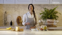 Ensalada de primavera con crackers de Grana Padano