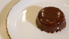 Bomba de crema de cacao, una receta de chef Bosquet