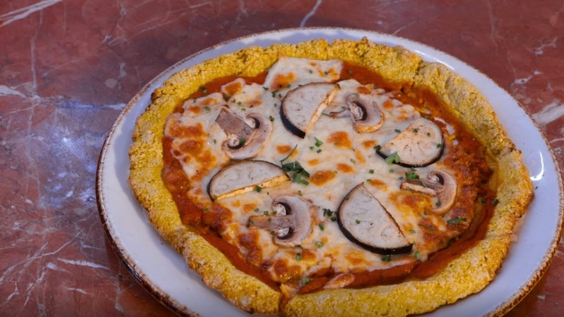 Pizza de calabaza y avena, del Chef Bosquet