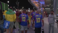 La tristeza del padre de Neymar: así salió del estadio tras la debacle