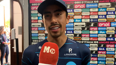 Iván Sosa, la baza de Movistar: "Con la ayuda de Valverde, me veo peleando por el podio de Verona"
