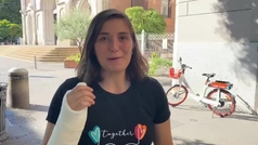 Tatiana Calderón sufre lesión la mano en Monza