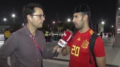 Las lágrimas de la aficionada china decepcionada con España: "Esto es muy duro"